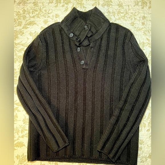 Vintage Military Commando Ribbed Merino Wool Sweater Jumper, size medium Utility - Picture 1 of 14